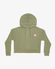 Grlfrnd Rib Cotton Cropped Hood-tops-Bambini