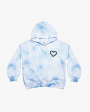 Grlfrnd Chain Heart Balloon Sleeve Hood-tops-Bambini