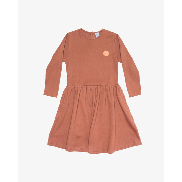 Grlfrnd Waffle Cotton LS Dress