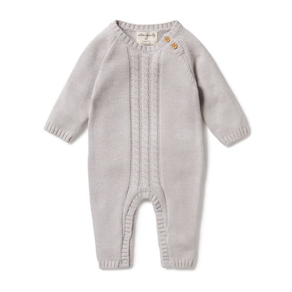 Wilson & Frenchy Knitted Cable Growsuit