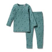 Wilson & Frenchy Rib Long Sleeve Pyjamas-sleepwear-Bambini
