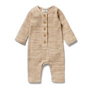 Wilson & Frenchy Waffle Slouch Growsuit-bodysuits-and-rompers-Bambini