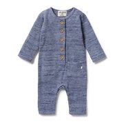 Wilson & Frenchy Waffle Slouch Growsuit-bodysuits-and-rompers-Bambini