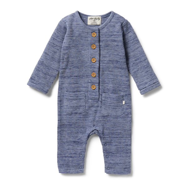 Wilson & Frenchy Waffle Slouch Growsuit