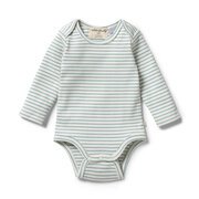 Wilson & Frenchy Stripe Rib Bodysuit-bodysuits-and-rompers-Bambini