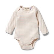 Wilson & Frenchy Stripe Rib Bodysuit-bodysuits-and-rompers-Bambini