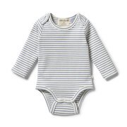 Wilson & Frenchy Stripe Rib Bodysuit-bodysuits-and-rompers-Bambini