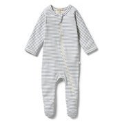 Wilson & Frenchy Stripe Rib Zipsuit-bodysuits-and-rompers-Bambini