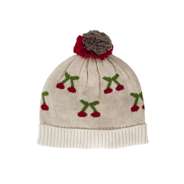 Acorn Cherry Beanie