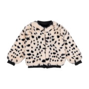 Rock Your Kid Dalmation Spots Faux Fur Jacket-jackets-and-cardigans-Bambini