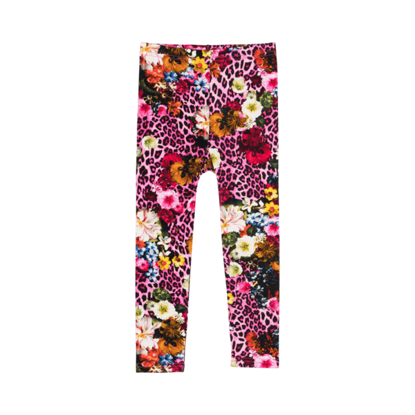 Rock Your Kid Leopard Floral Tights