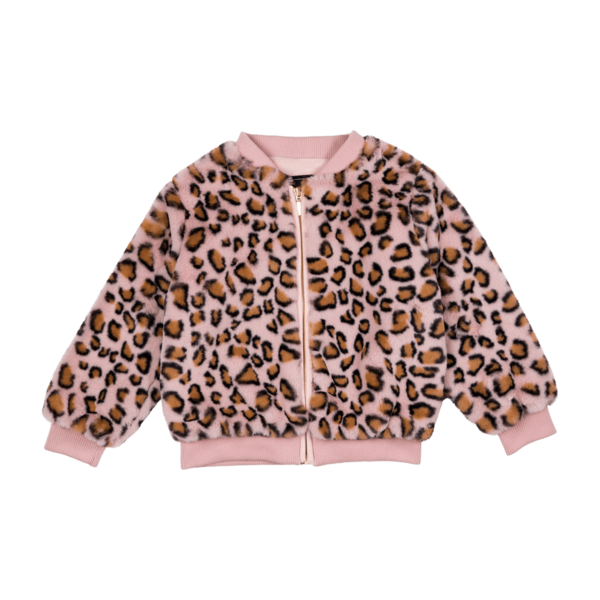 Rock Your Kid Leopard Faux Fur Jacket