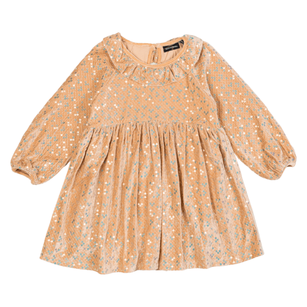 Rock Your Kid Velvet Sequin Dress