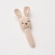 Over The Dandelions Crochet Bunny Rattle-toys-Bambini
