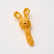 Over The Dandelions Crochet Bunny Rattle-toys-Bambini
