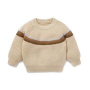 Aster & Oak Rainbow Knit Jumper-tops-Bambini