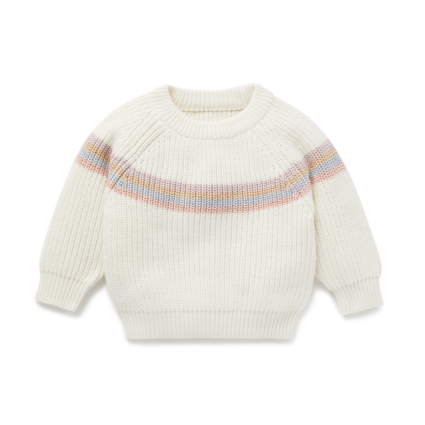 Aster & Oak Rainbow Knit Jumper