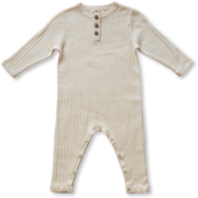 Grown Ribbed Button Jumpsuit-bodysuits-and-rompers-Bambini