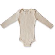 Grown Ribbed Essential Bodysuit-bodysuits-and-rompers-Bambini