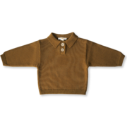 Grown Button Up Pull Over-tops-Bambini