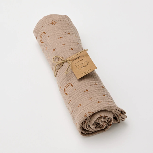 Over The Dandelions Muslin Swaddle