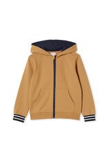 Milky Hooded Zip Thru-jackets-and-cardigans-Bambini