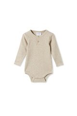Milky Rib Bubbysuit-bodysuits-and-rompers-Bambini