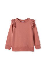 Milky Frill Detail Sweat-tops-Bambini