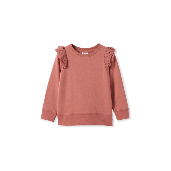 Milky Frill Detail Sweat