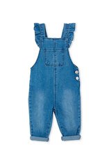 Milky Denim Overall-bodysuits-and-rompers-Bambini