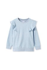 Milky Daisy Frill Sweat-tops-Bambini