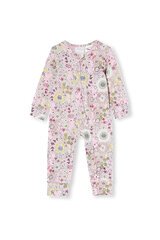 Milky Sunflower Zip Romper-bodysuits-and-rompers-Bambini