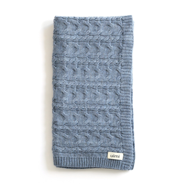 Uimi Merino Wool Valentina Cable Blanket