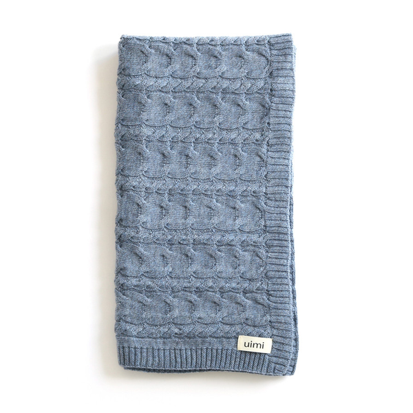 Uimi Merino Wool Valentina Cable Blanket