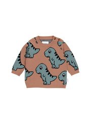 Huxbaby B-Ball Dino Knit Jumper-tops-Bambini