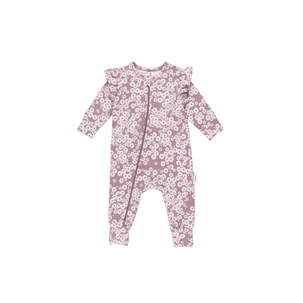 Huxbaby Frill Zip Romper