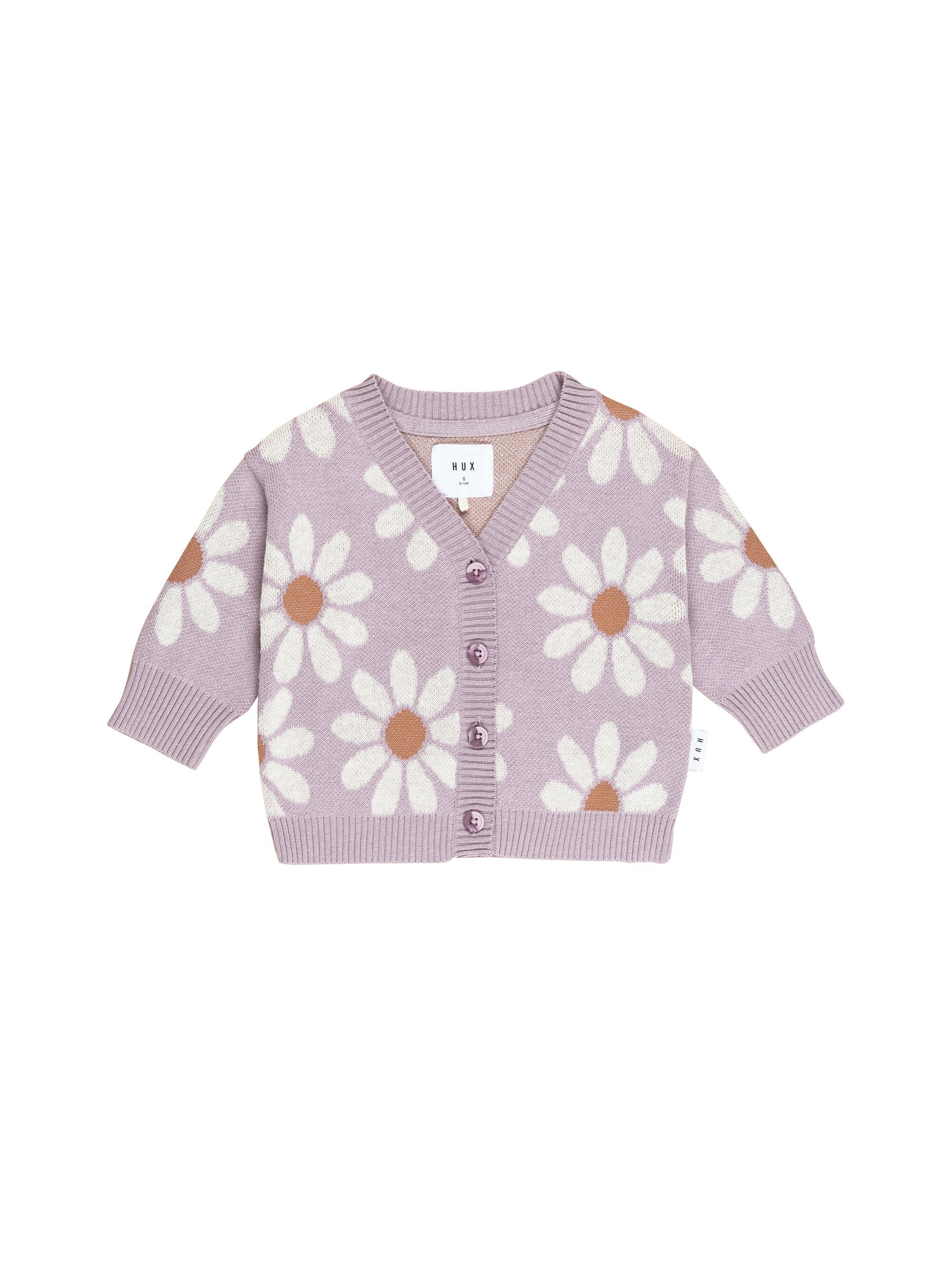 Huxbaby Daisy Knit Cardi Buy Girls Jackets and Cardigans Online