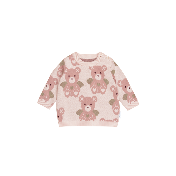 Huxbaby Angel Bear Knit Jumper