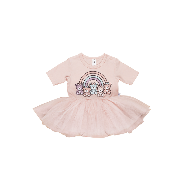 Huxbaby Rainbow Bears Ballet Onesie