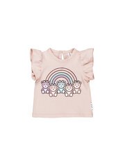 Huxbaby Rainbow Bears Frill T-Shirt-tops-Bambini