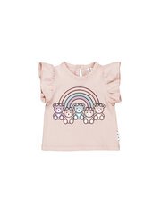 Huxbaby Rainbow Bears Frill T-Shirt-tops-Bambini