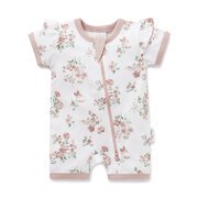 Aster & Oak Primrose Zip Romper-bodysuits-and-rompers-Bambini