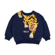 Rock Your Kid Hello Tiger Sweatshirt-tops-Bambini