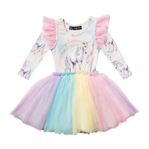 Rock Your Kid Sorbet Unicorn Circus Dress