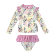 Rock Your Kid Sorbet Unicorn LS Rashie Set-swimwear-Bambini