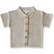Grown Linen Knit Shirt-tops-Bambini