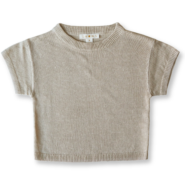 Grown Linen Knit Tee