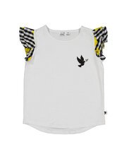 Radicool Gingham Frill Tee-tops-Bambini