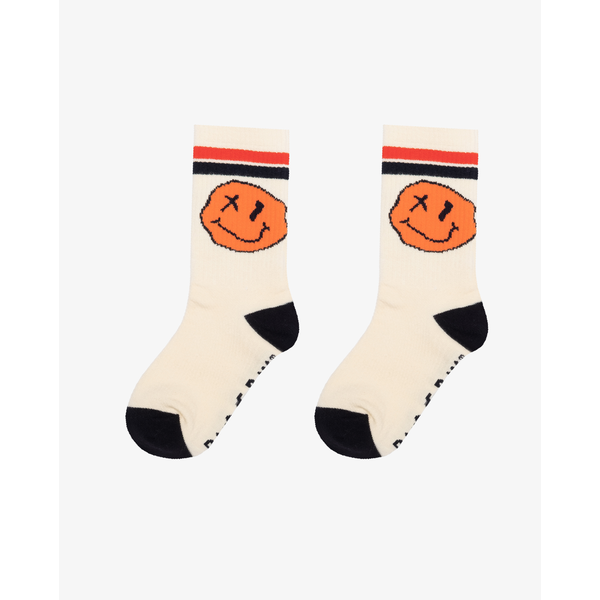 Band Of Boys Orange Smiley Skate Socks