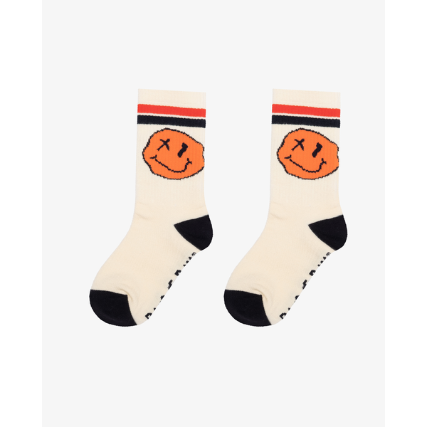 Band Of Boys Orange Smiley Skate Socks